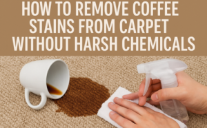 How to Remove Coffee Stains from Carpet Without Harsh Chemicals